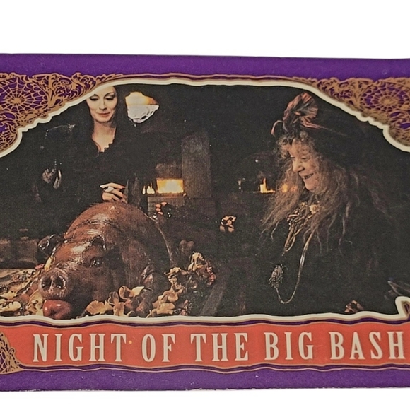 1991 Topps The Addams Family #32 Early To Dead & #68 Night Of The Big Bash Cards - Picture 12 of 15